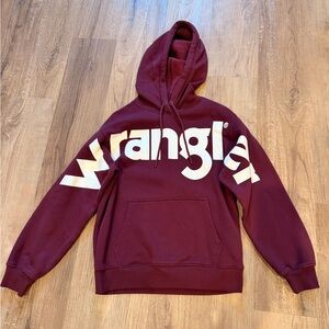 Wrangler Burgundy Hoodie